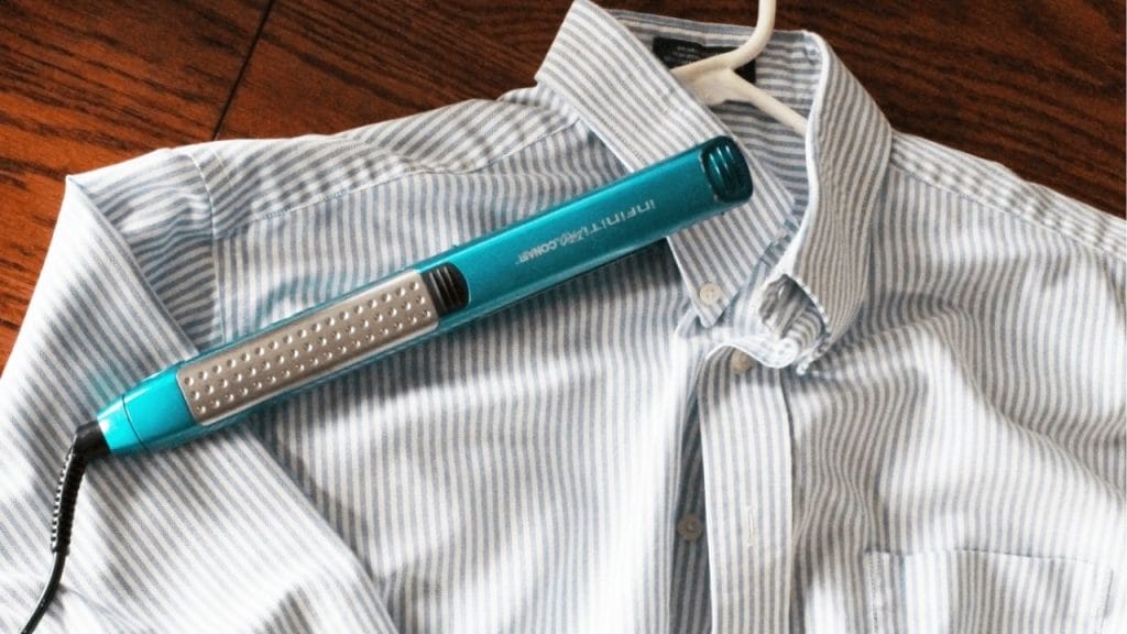 How to Use a Hair Straightener to Iron Clothes