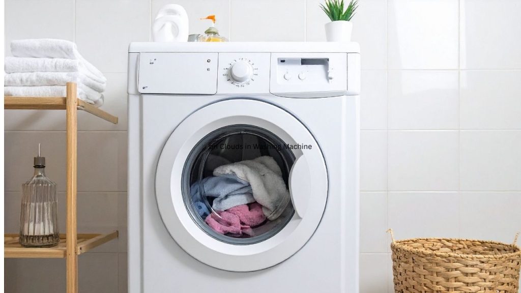 How to Wash on Clouds in Washing Machine